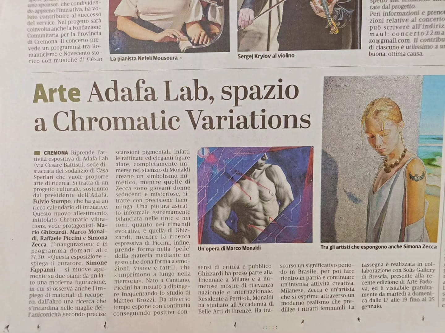 Arte Adafa Lab, spazio a Chromatic Variations