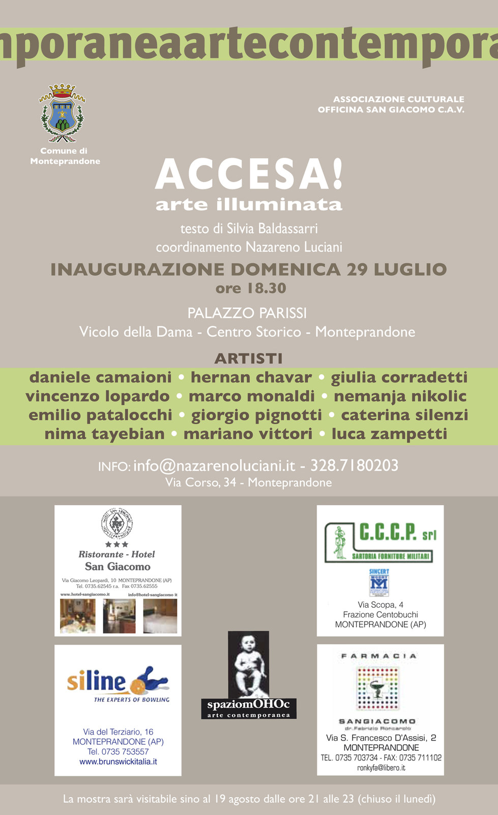 Accesa! Arte illuminata